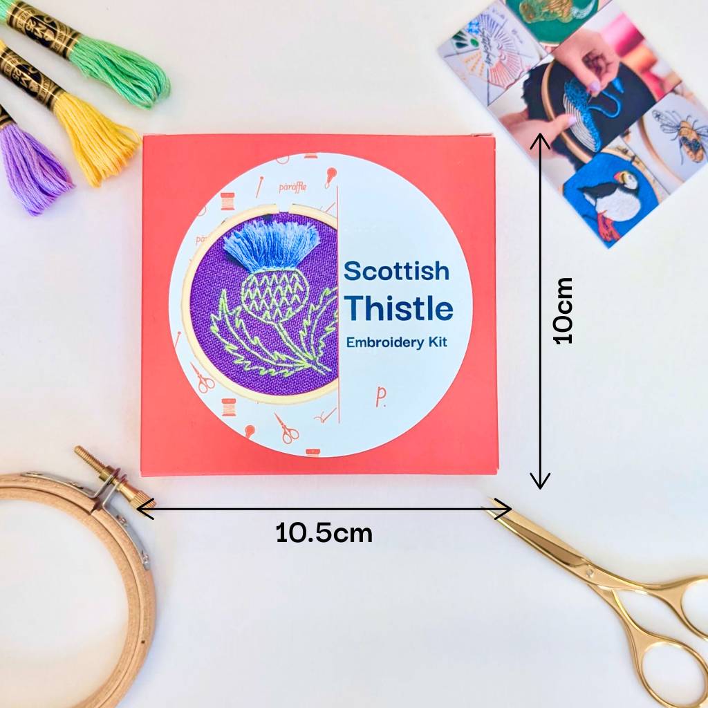 Scottish Thistle Embroidery Kit