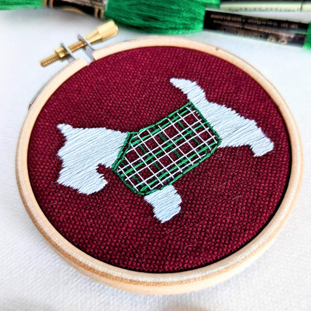 Scottie Dog Embroidery Pattern