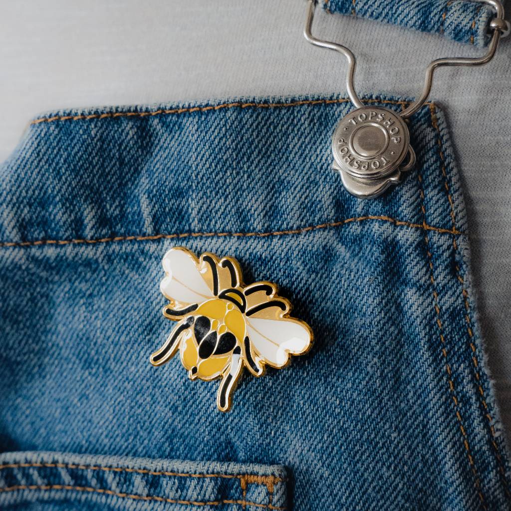 Bee Pin Badge
