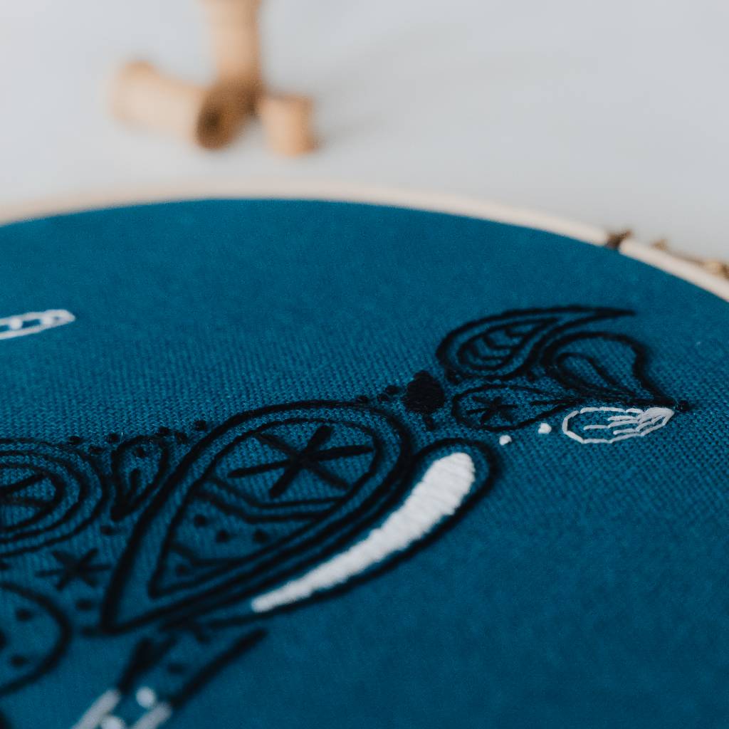 Cat Embroidery Pattern