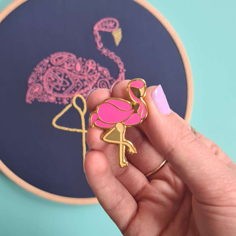 Flamingo Magnetic Needle Minder