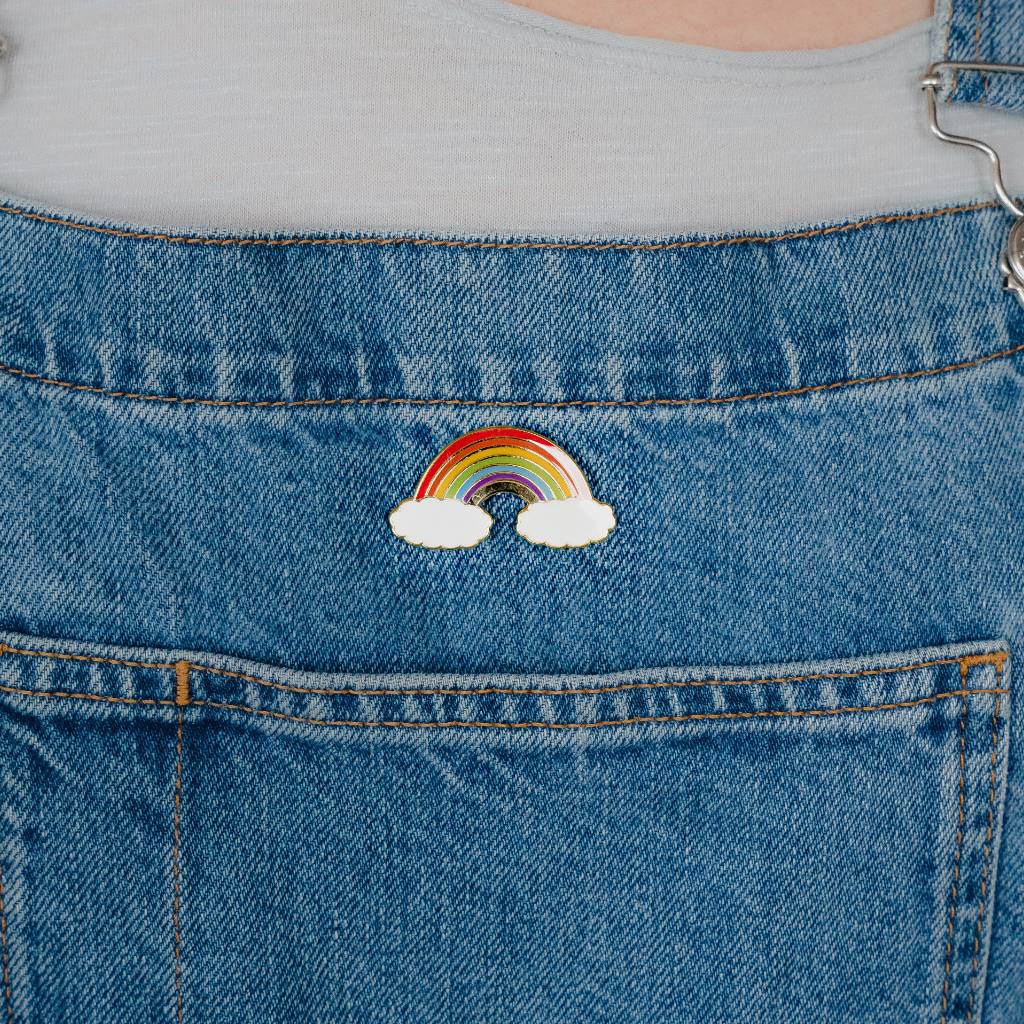 Rainbow Pin Badge