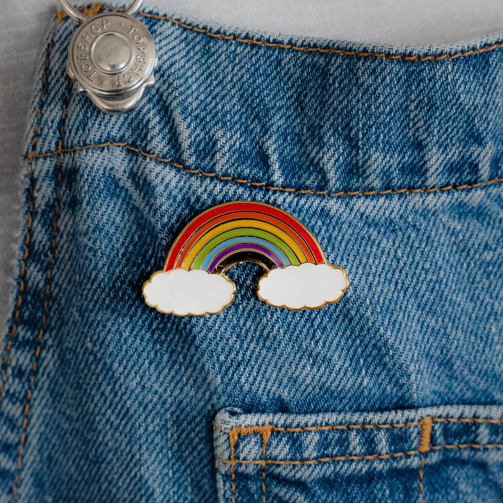 Rainbow Pin Badge