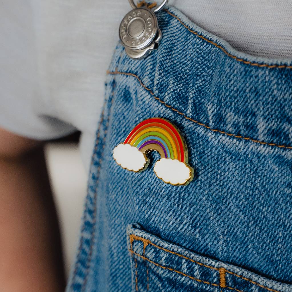 Rainbow Pin Badge