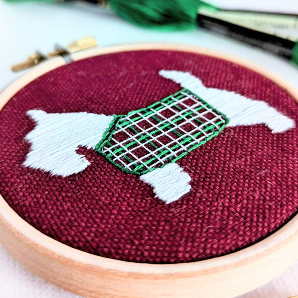 Scottie Dog Embroidery Pattern