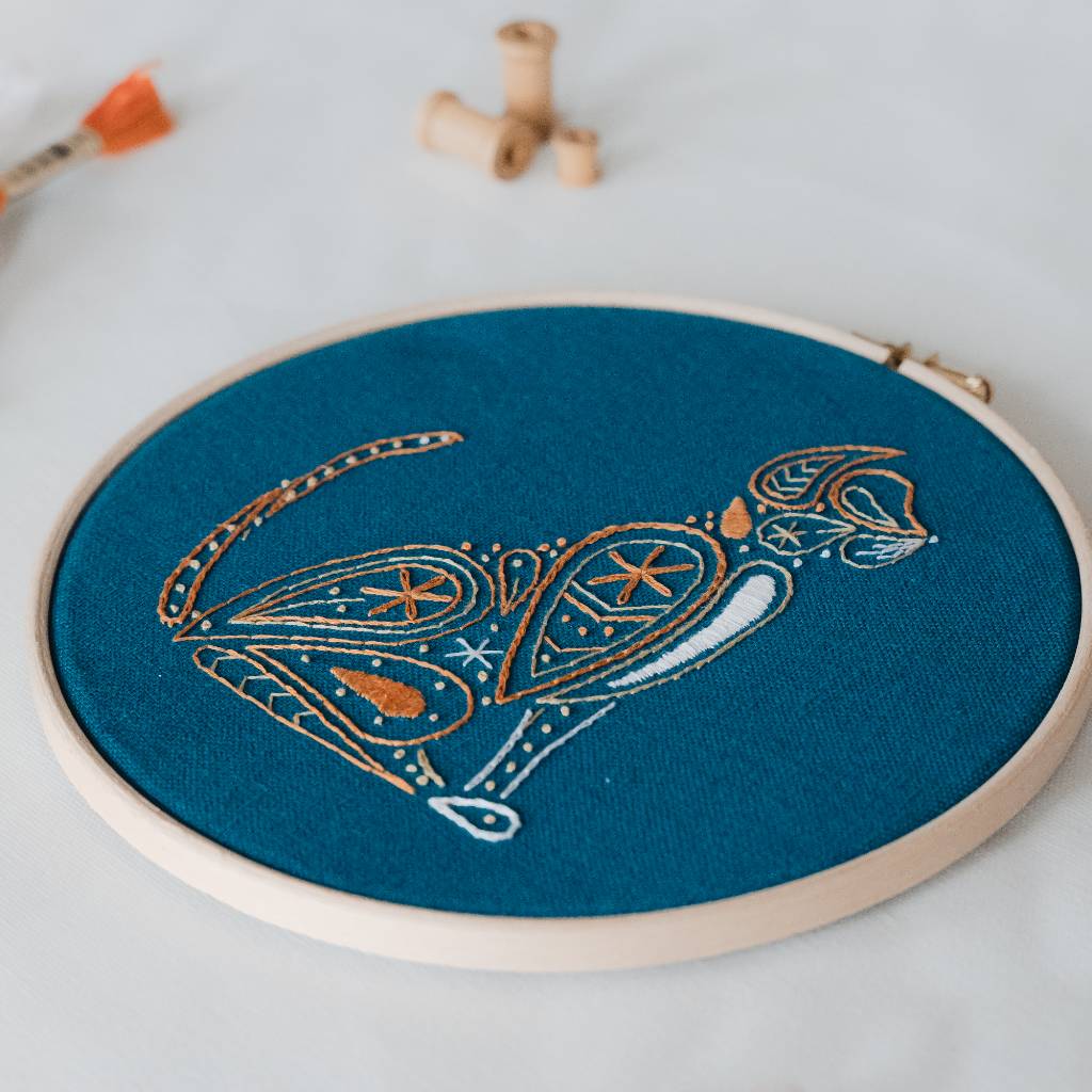 Cat Embroidery Pattern