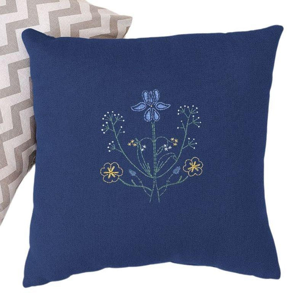 Paraffle Embroidery Cushion Embroidery Kit Botanicals Cushion Kit & Pattern