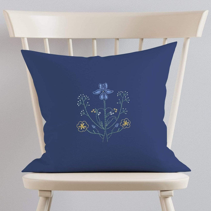 Paraffle Embroidery Cushion Embroidery Kit Botanicals Cushion Kit & Pattern