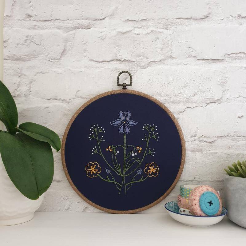 Paraffle Embroidery Pattern Botanicals Embroidery Pattern