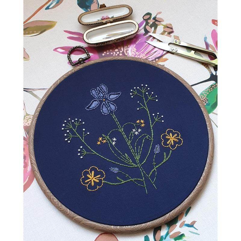 Paraffle Embroidery Pattern Botanicals Embroidery Pattern