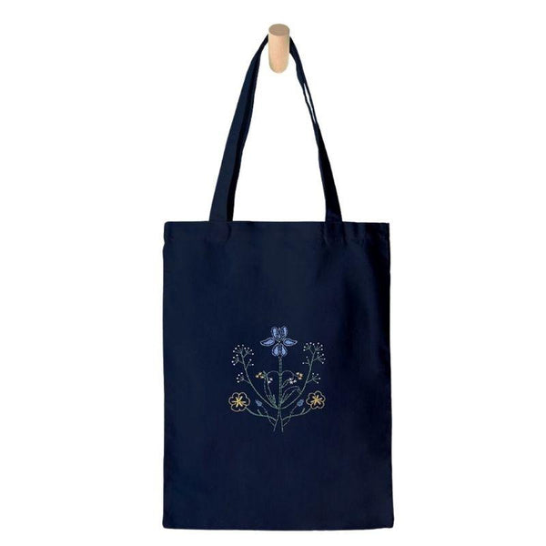 Paraffle Embroidery Tote bag Kit Botanicals Tote Bag Kit