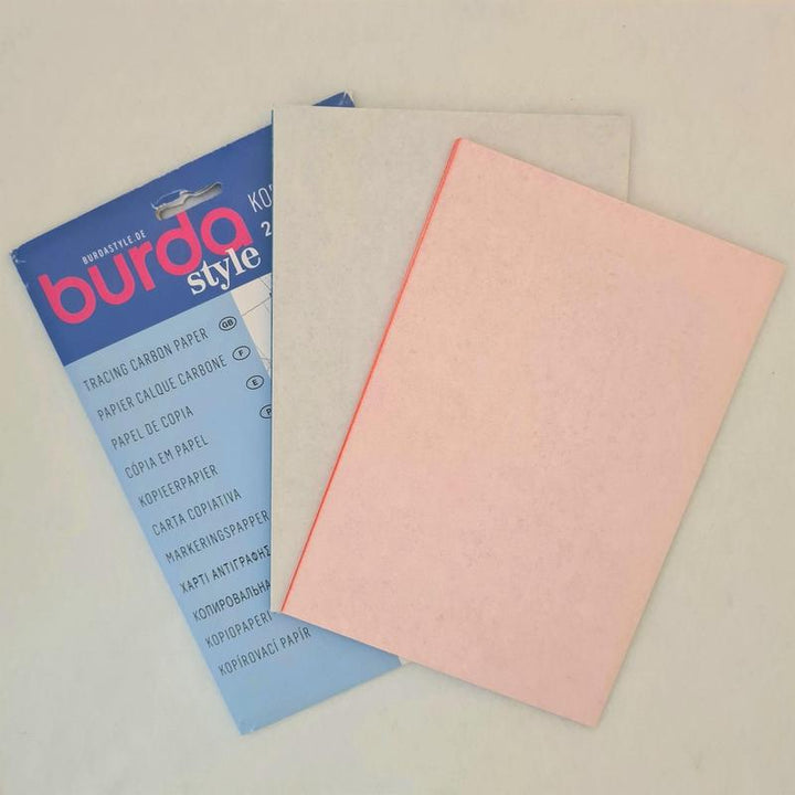 Paraffle Embroidery Supplies & Accessories Burda Dressmakers' Carbon Paper - Blue and Red