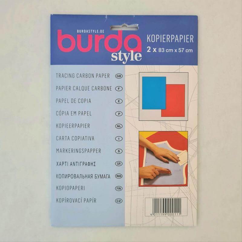 Paraffle Embroidery Supplies & Accessories Burda Dressmakers' Carbon Paper - Blue and Red
