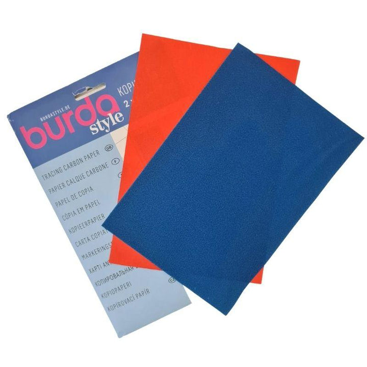 Paraffle Embroidery Supplies & Accessories Burda Dressmakers' Carbon Paper - Blue and Red