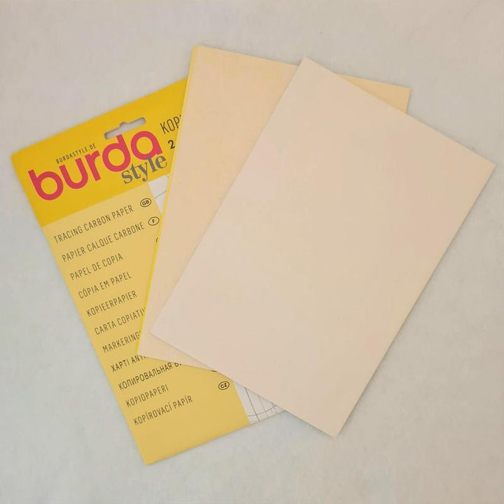 Paraffle Embroidery Supplies & Accessories Burda Dressmakers' Carbon Paper - White and Yellow