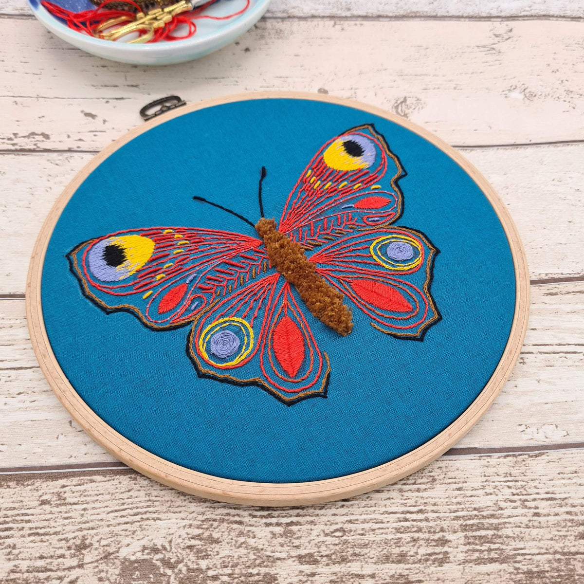 Paraffle Embroidery Pattern Butterfly Embroidery Pattern