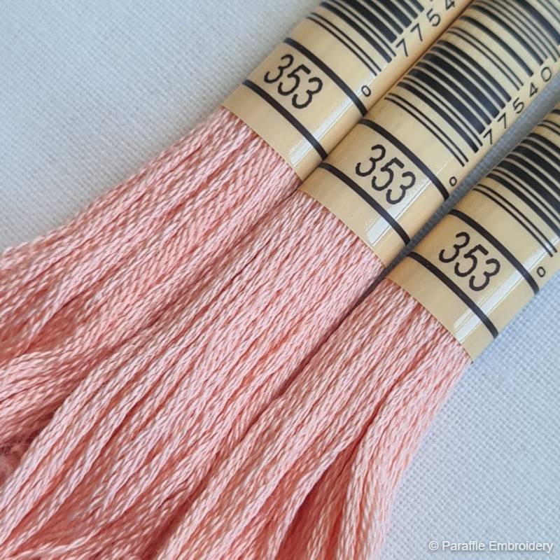 Paraffle Embroidery Supplies &amp; Accessories 353-(Pale-Peach) DMC Embroidery Thread