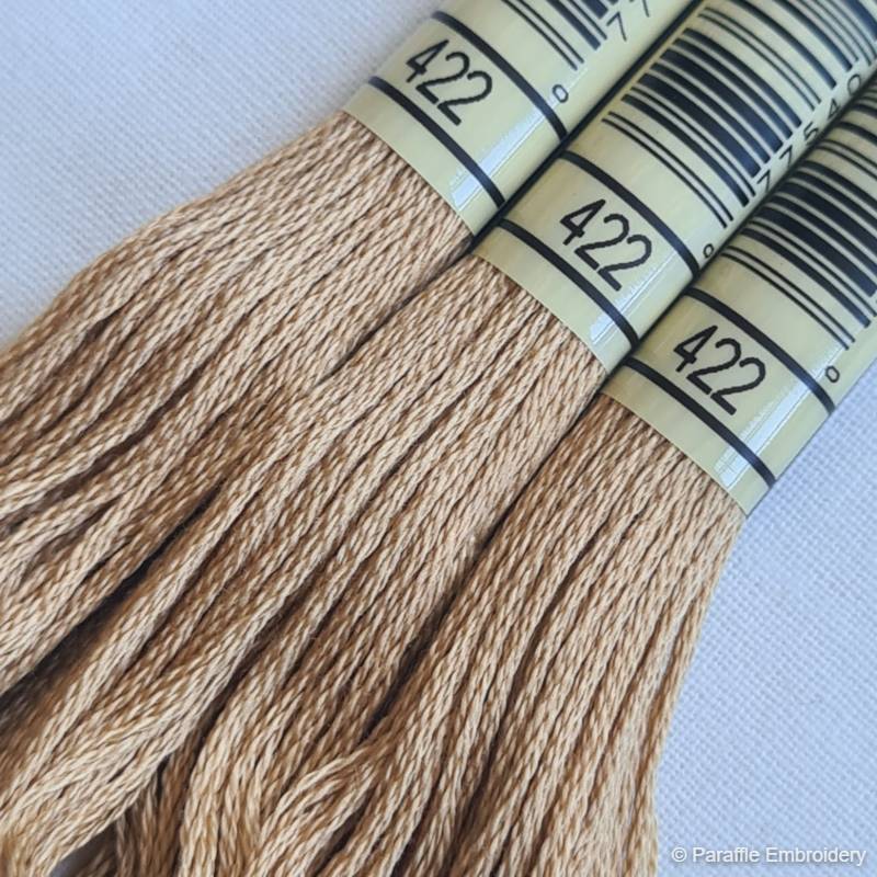 Paraffle Embroidery Supplies &amp; Accessories 422-(Sand) DMC Embroidery Thread