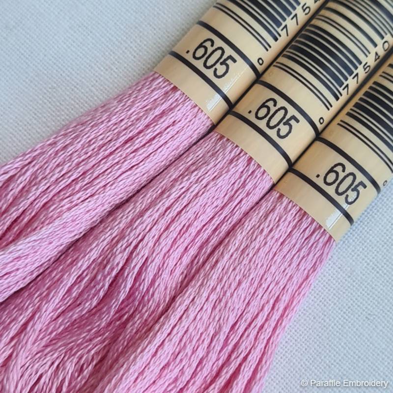 Paraffle Embroidery Supplies &amp; Accessories 605-(Marshmallow-Pink) DMC Embroidery Thread