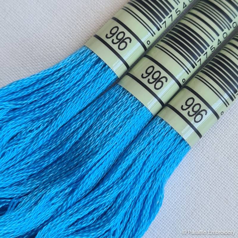 Paraffle Embroidery Supplies &amp; Accessories 996-(Light-Blue) DMC Embroidery Thread