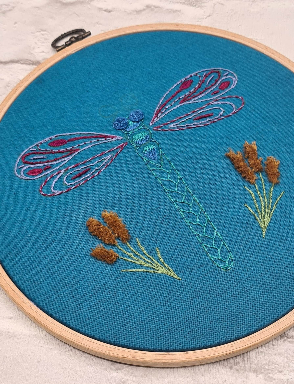 Paraffle Embroidery Pattern Dragonfly Embroidery Pattern