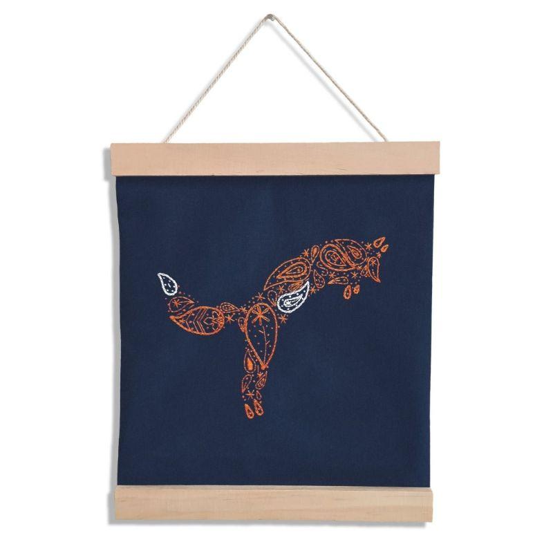 Fox Embroidery Kit