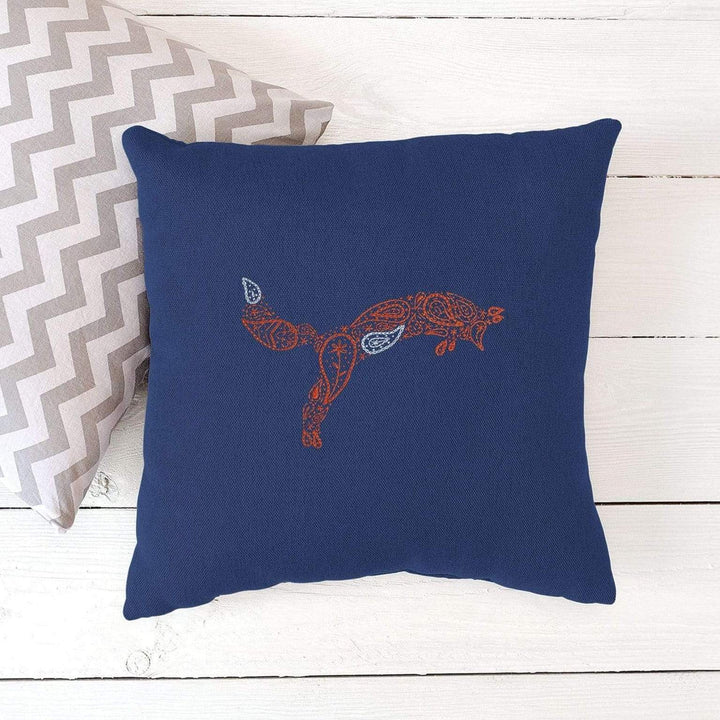 Paraffle Embroidery Cushion Embroidery Kit Fox Cushion Kit & Pattern