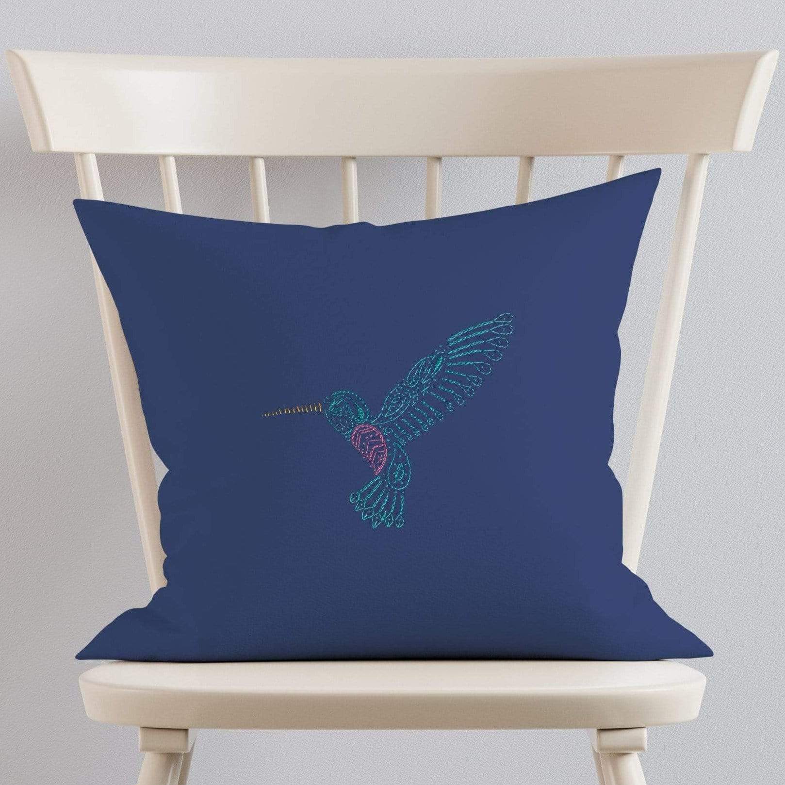 Paraffle Embroidery Cushion Embroidery Kit Hummingbird Cushion Kit & Pattern