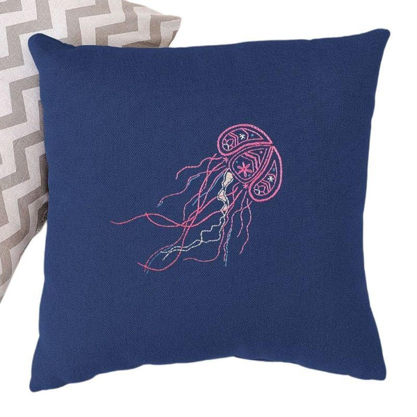 Paraffle Embroidery Cushion Embroidery Kit Jellyfish Cushion Kit & Pattern