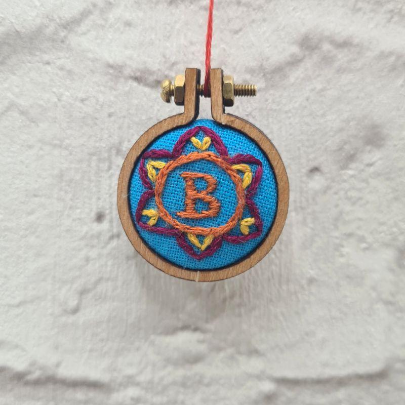 Paraffle Embroidery Embroidery Charms Letter Charm Embroidery Kit