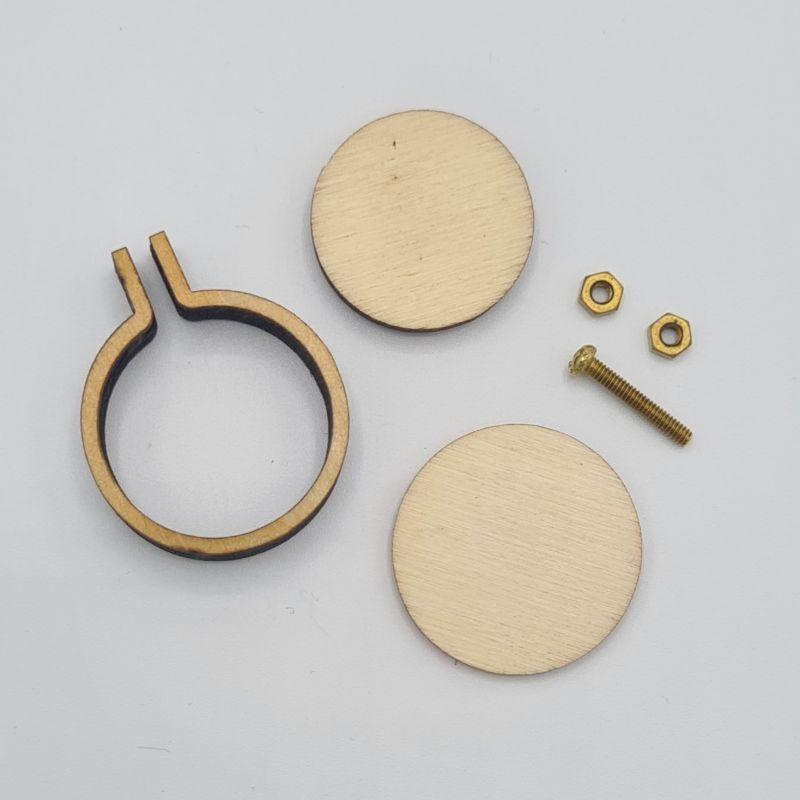 Paraffle Embroidery Supplies &amp; Accessories Mini Hoop Pendants