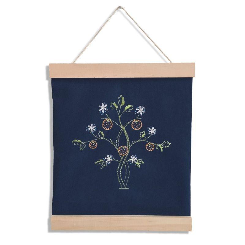 Orange Tree Embroidery Kit