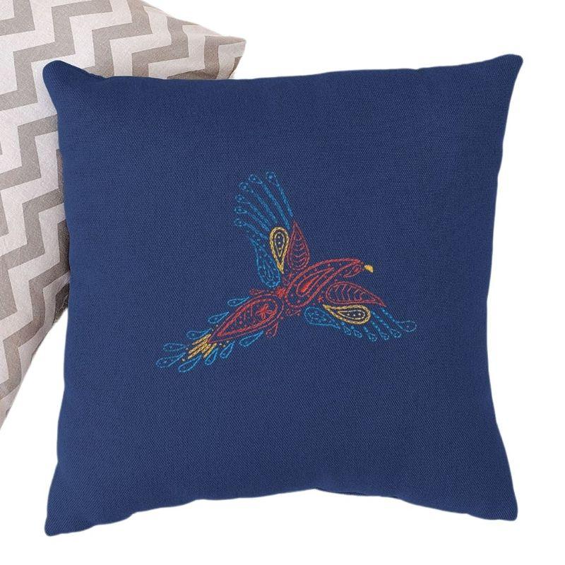 Paraffle Embroidery Cushion Embroidery Kit Parrot Cushion Kit & Pattern