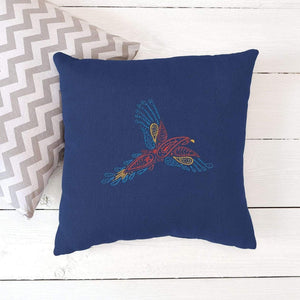 Paraffle Embroidery Cushion Embroidery Kit Parrot Cushion Kit & Pattern