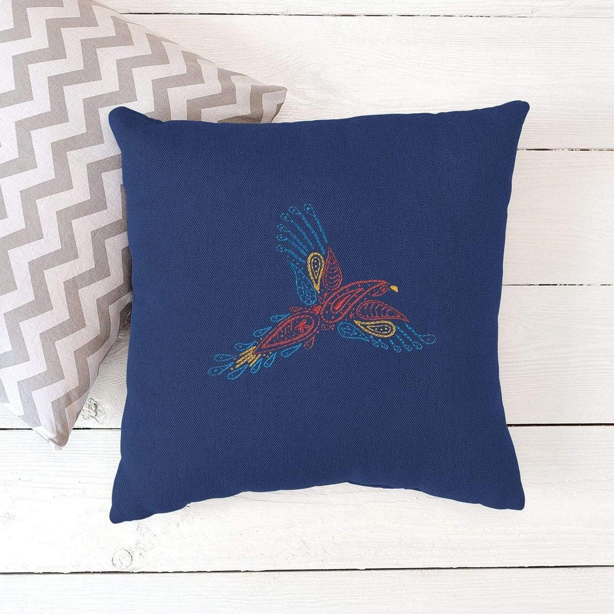 Paraffle Embroidery Cushion Embroidery Kit Parrot Cushion Kit &amp; Pattern