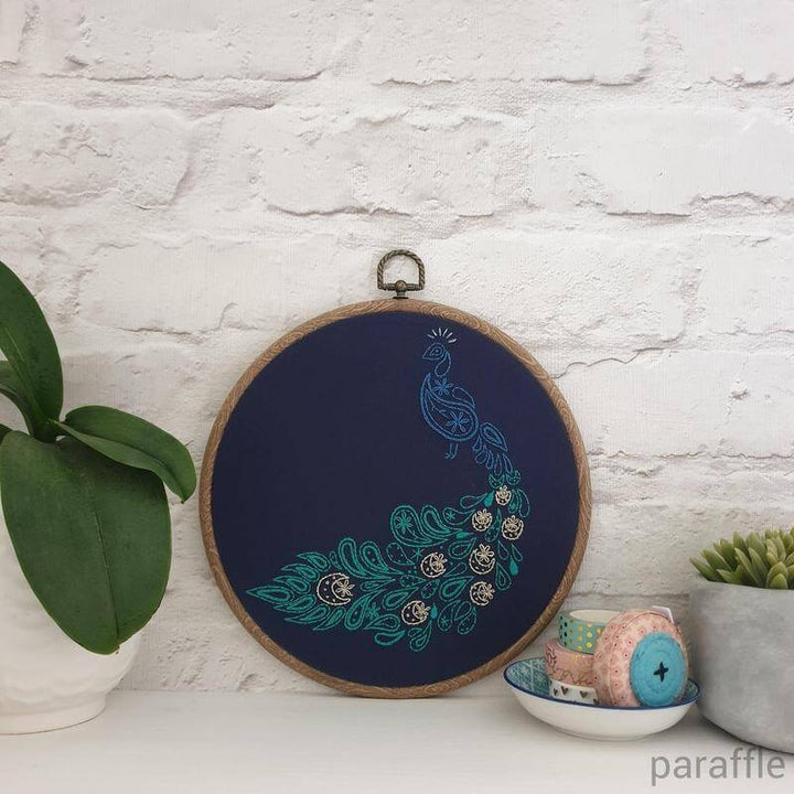 Paraffle Embroidery Pattern Peacock Embroidery Pattern