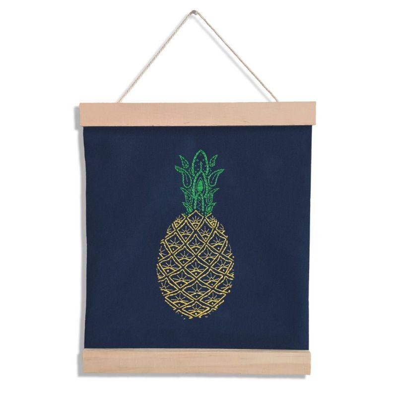 Paraffle Embroidery Banner Embroidery kit Pineapple Banner Embroidery Kit
