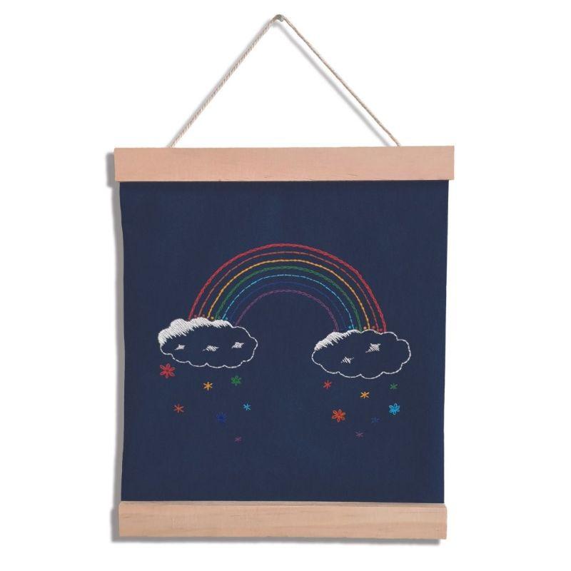 Charity Kits Banner Embroidery kit Rainbow Banner Embroidery Kit
