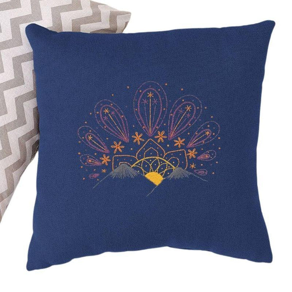 Paraffle Embroidery Cushion Embroidery Kit Sunset Cushion Kit & Pattern