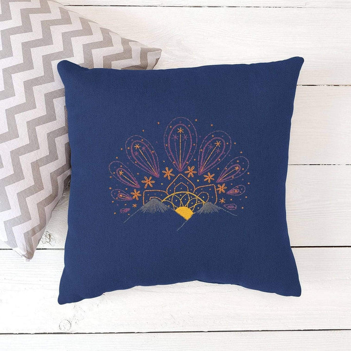 Paraffle Embroidery Cushion Embroidery Kit Sunset Cushion Kit & Pattern