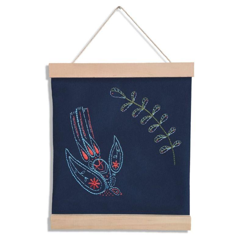 Swallow Embroidery Kit