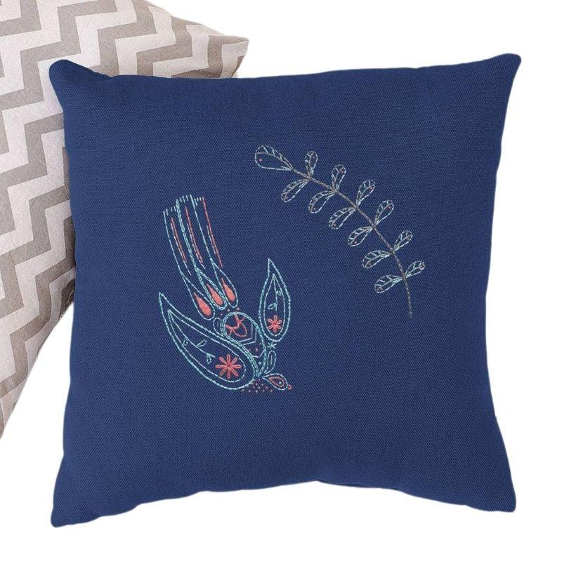 Paraffle Embroidery Cushion Embroidery Kit Swallow Cushion Kit &amp; Pattern