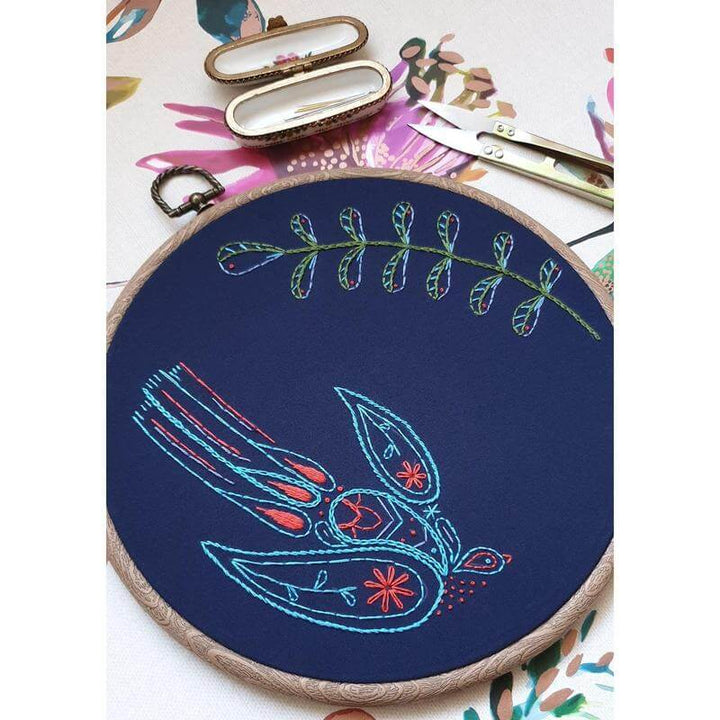 Paraffle Embroidery Pattern Swallow Embroidery Pattern