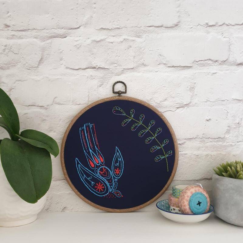 Paraffle Embroidery Pattern Swallow Embroidery Pattern