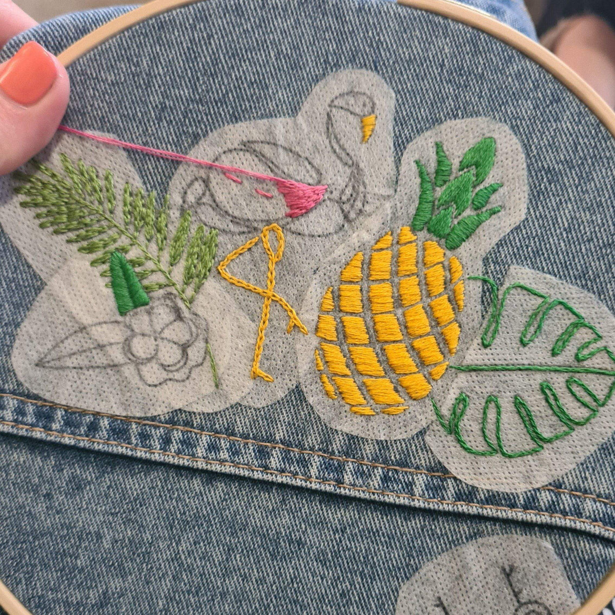 Paraffle Embroidery Tropical Customise Kit