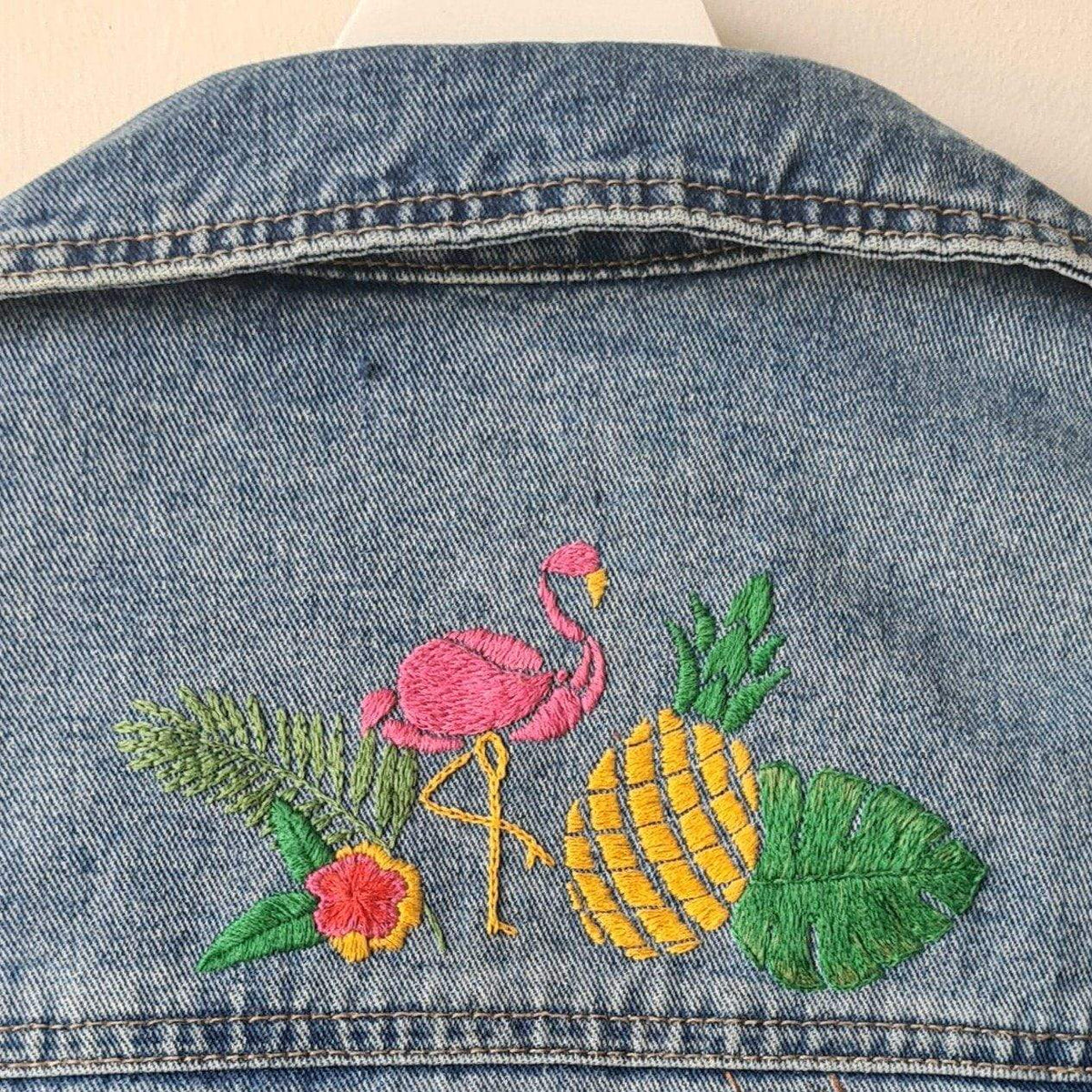 Paraffle Embroidery Customise Kits Tropical Customise Kit