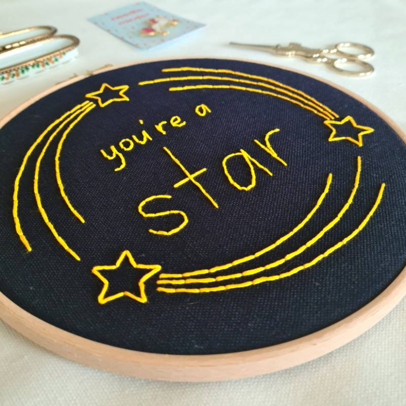 You're A Star Embroidery Kit