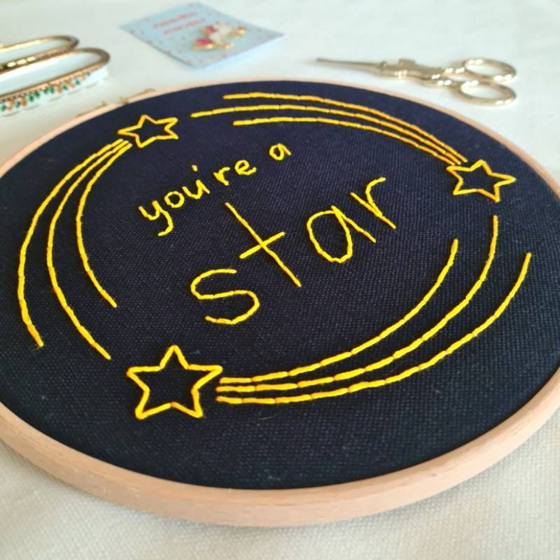 You&#39;re A Star Embroidery Kit